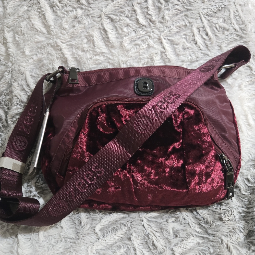 Bzees Burgundy Crossbody Bag